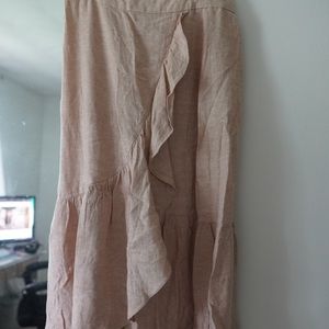 NWT Madewell ruffle midi skirt